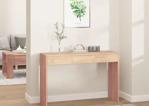 Masă consolă, 110 x 35 x 75 cm, lemn masiv de tec - 1/5