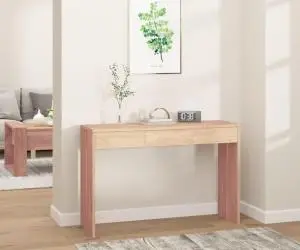 vidaXL Masă consolă, 110 x 35 x 75 cm, lemn masiv de tec