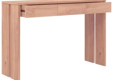 Masă consolă, 110 x 35 x 75 cm, lemn masiv de tec - 3/5