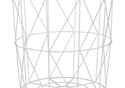 Măsuță de cafea, 3 buc., alb - 4/5