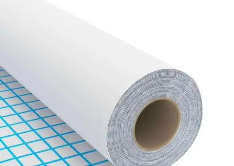 Folie de mobilier autoadezivă, alb, 500 x 90 cm, PVC - 4/4