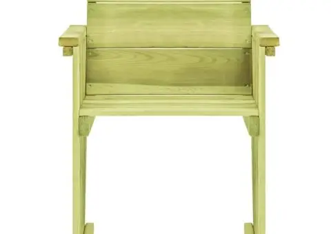 Scaun de grădină, lemn de pin tratat - 2/5