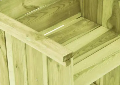 Scaun de grădină, lemn de pin tratat - 5/5