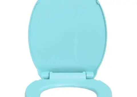 Capac WC cu închidere silențioasă, verde, oval - 4/5