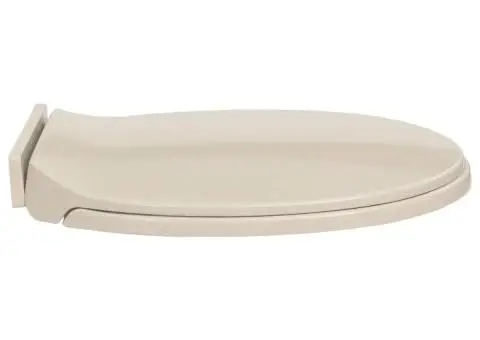 Capac WC cu închidere silențioasă, roz caisă, oval - 5/5