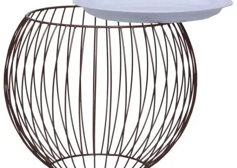 Măsuță de cafea, auriu, Ø 51 cm - 2/5