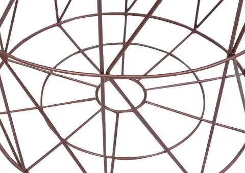 Măsuță de cafea, arămiu, Ø 47 cm - 4/5