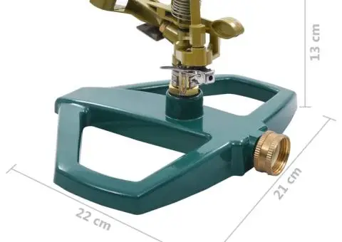 Aspersor rotativ, verde, 21 x 22 x 13 cm, metal - 5/5