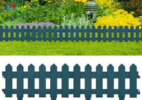 Borduri de gazon, 25 buc., verde, 10 m, PP - 1/5