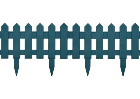 Borduri de gazon, 25 buc., verde, 10 m, PP - 4/5