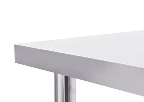 Masă de lucru bucătărie, 60 x 60 x 85 cm, oțel inoxidabil - 5/5