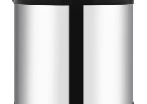 Coș de gunoi încorporat de bucătărie, 8 L, oțel inoxidabil - 2/5