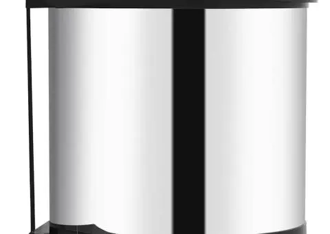 Coș de gunoi încorporat de bucătărie, 8 L, oțel inoxidabil - 4/5