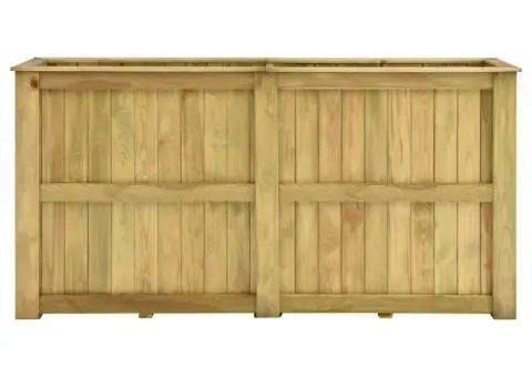 Jardinieră înaltă, 196 x 50 x 100 cm, lemn de pin tratat - 2/5