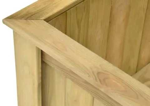 Jardinieră înaltă, 196 x 50 x 100 cm, lemn de pin tratat - 4/5