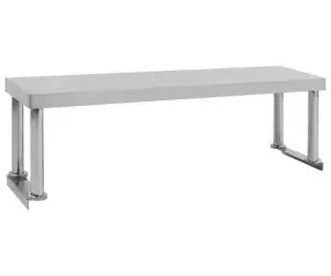 vidaXL Raft superior masă de lucru, 120x30x35 cm, oțel inoxidabil