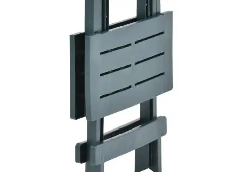 Masă de grădină pliabilă, verde, 45 x 43 x 50 cm, plastic - 4/5