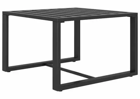 Set mobilier de grădină cu perne, 6 piese, antracit, aluminiu - 2/5