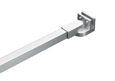 Tijă de susținere pentru baie, 47,5 cm, oțel inoxidabil - 3/5