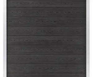 vidaXL Gard de grădină, gri, 180 x 186 cm, WPC