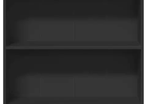 Bibliotecă, negru, 80 x 24 x 75 cm, PAL - 5/5