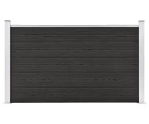 vidaXL Gard de grădină, gri, 180 x 105 cm, WPC