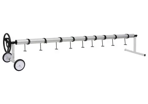 Derulator de prelată de piscină cu bază din oțel inoxidabil - 1/5