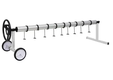 Derulator de prelată de piscină cu bază din oțel inoxidabil - 3/5