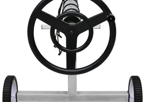 Derulator de prelată de piscină cu bază din oțel inoxidabil - 4/5