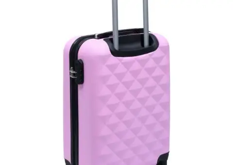 Valiză cu carcasă rigidă, roz, ABS - 4/5