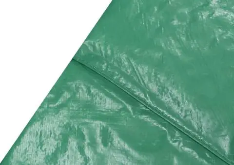 Bandă de siguranță trambulină rotundă de 3,66 m, verde, PE - 3/4