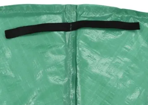 Bandă de siguranță trambulină rotundă de 3,66 m, verde, PE - 4/4