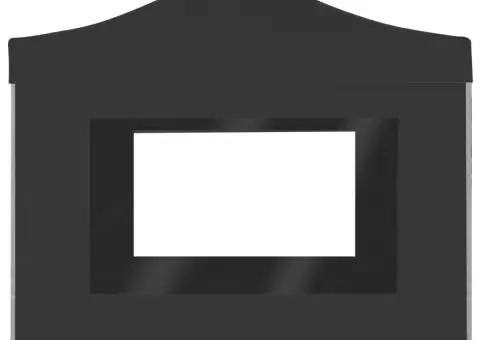 Cort de petrecere pliabil cu pereți, antracit, 2x2 m, aluminiu - 2/5