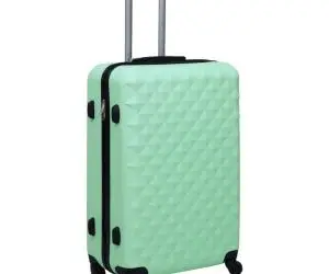 vidaXL Valiză cu carcasă rigidă, verde mentă, ABS