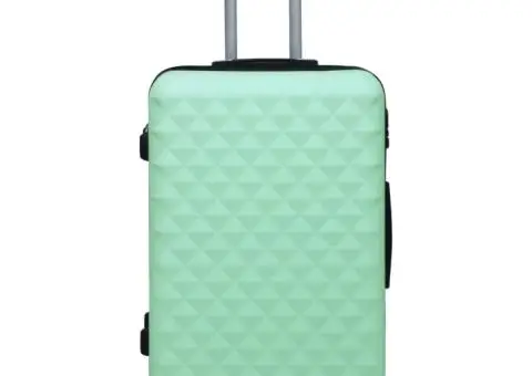 Valiză cu carcasă rigidă, verde mentă, ABS - 2/5