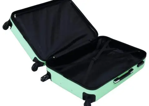 Valiză cu carcasă rigidă, verde mentă, ABS - 5/5