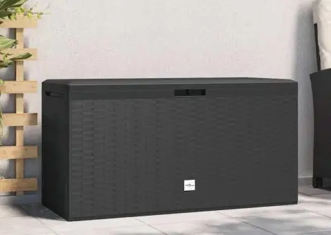 Ladă de depozitare pentru grădină, antracit, 114 x 47 x 60 cm - 2/5