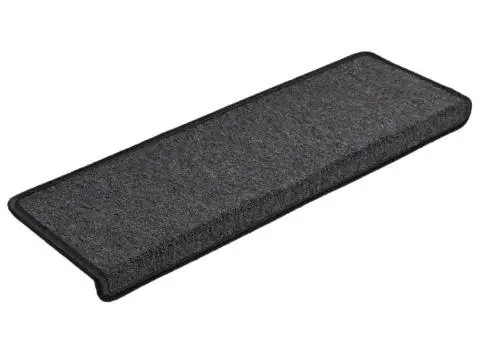 Covorașe de trepte de scară, 15 buc., antracit, 65x21x4 cm - 3/5