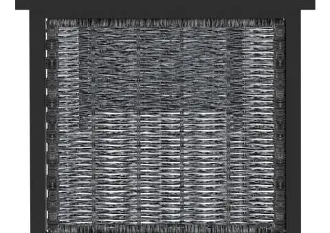 Set mobilier de grădină cu perne, 10 piese, antracit, poliratan - 5/5