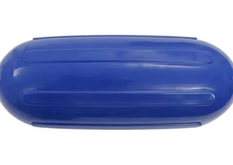 Bară de protecție barcă, 4 buc., albastru, 51x14 cm, PVC - 3/5