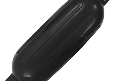 Bară de protecție barcă, 4 buc., negru, 58,5x16,5 cm, PVC - 2/5