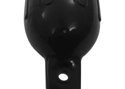Bară de protecție barcă, 4 buc., negru, 58,5x16,5 cm, PVC - 4/5