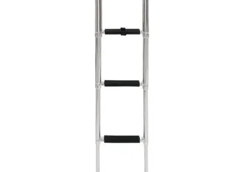 Scară de îmbarcare pliabilă, cu 4 trepte, oțel inoxidabil - 4/5