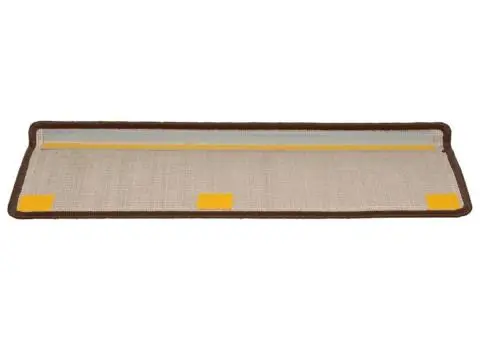 Covorașe de trepte de scară, 15 buc., maro, 65x21x4 cm - 5/5