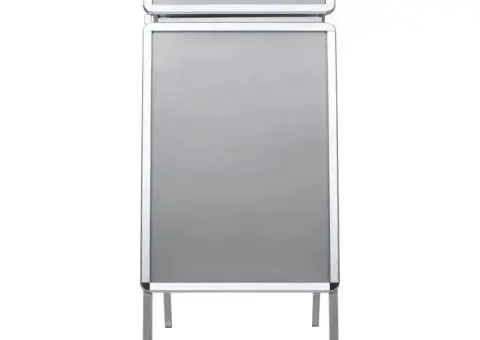 Stand afiș publicitar A1, cu antet, aluminiu - 2/5