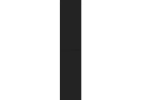 Bibliotecă, negru, 40x30x189 cm, lemn prelucrat - 5/5