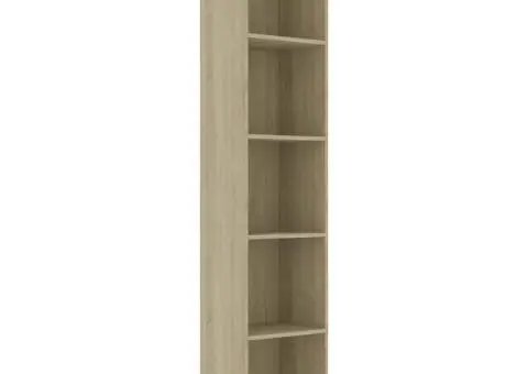 Bibliotecă, stejar sonoma, 40x30x189 cm, lemn prelucrat - 2/5