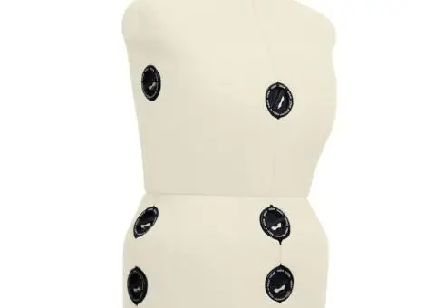 Formă pentru rochie femeie reglabilă crem, dimensiune L 44-50 - 4/5