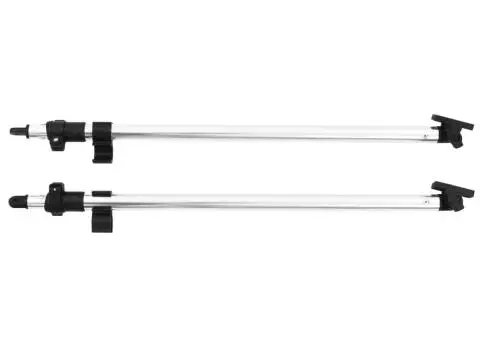 Stâlpi de susținere parasolar barcă Bimini, 2 buc., aluminiu - 4/5