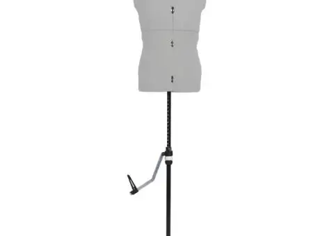 Manechin croitorie reglabil bărbați, gri, dimensiune 37-45 - 2/5